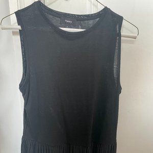 Theory Loose Peplum Blouse